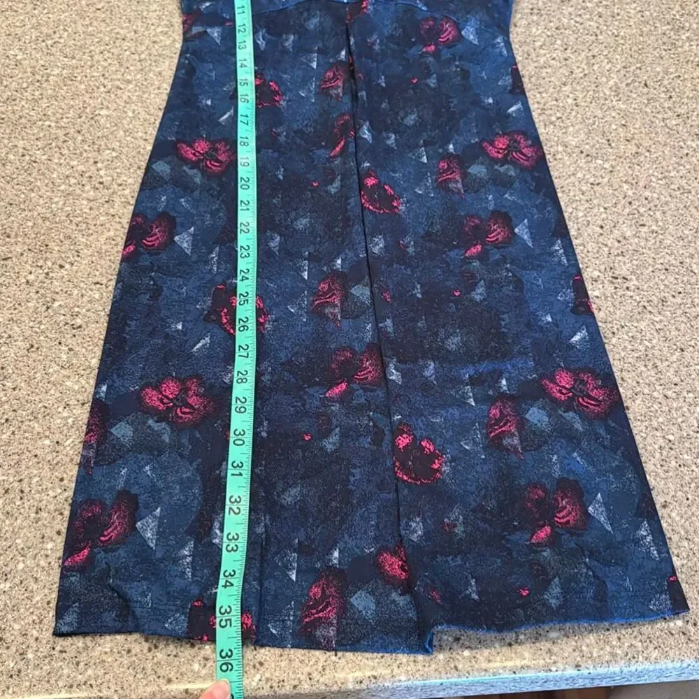 PATAGONIA Garden City Dress Navy Floral Strappy